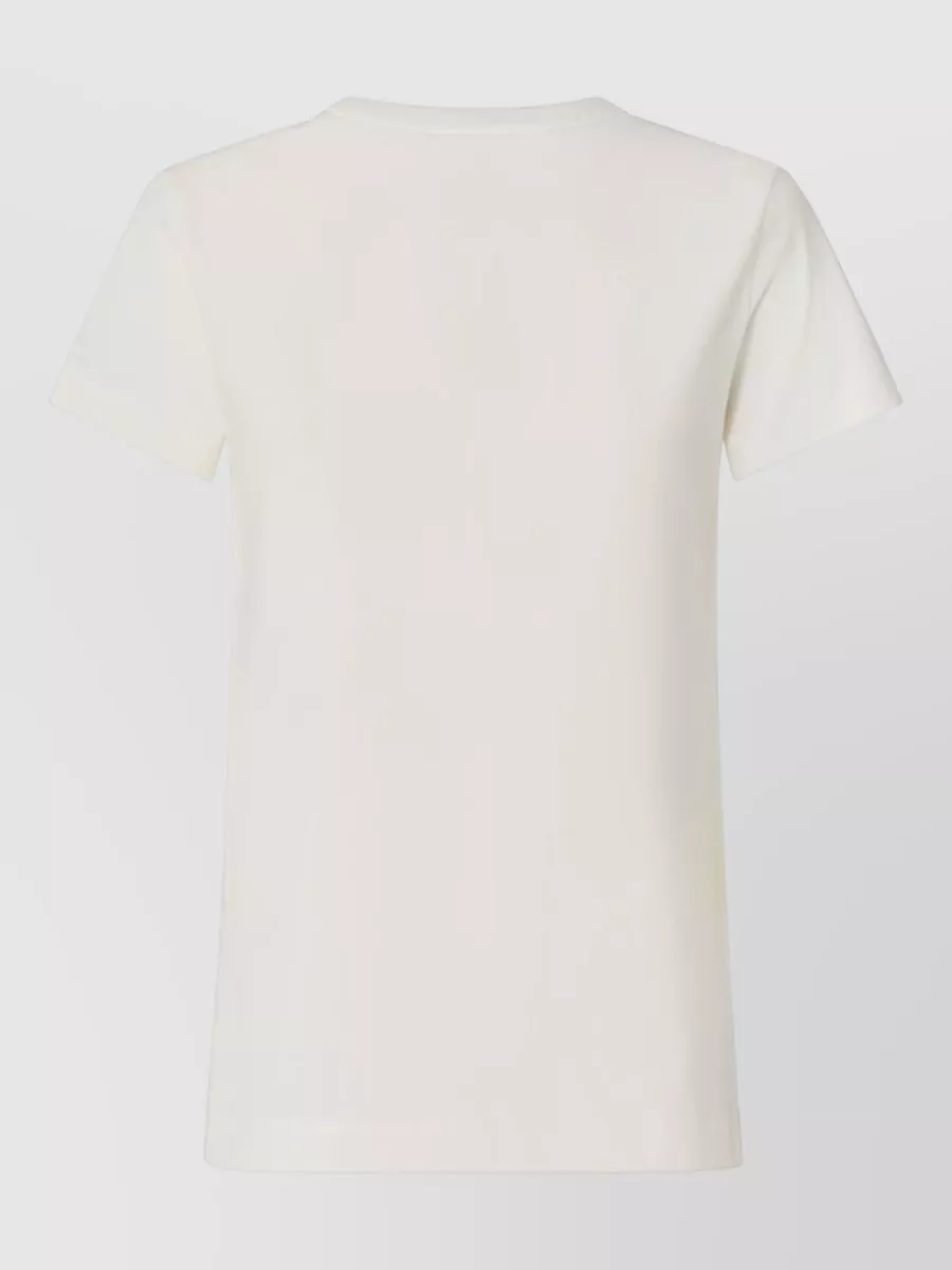 Pinko Crew Neck Top Short Sleeve Blend