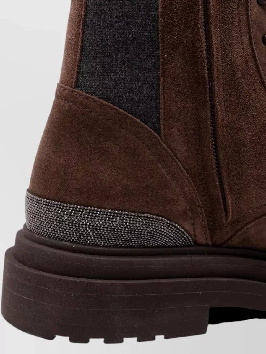 Brunello Cucinelli Leather Ankle Boots