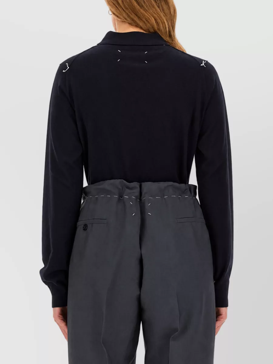 Maison Margiela Wool Polo Top
