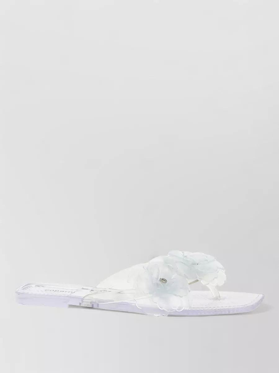 Coperni Pvc Flower Flip Flops