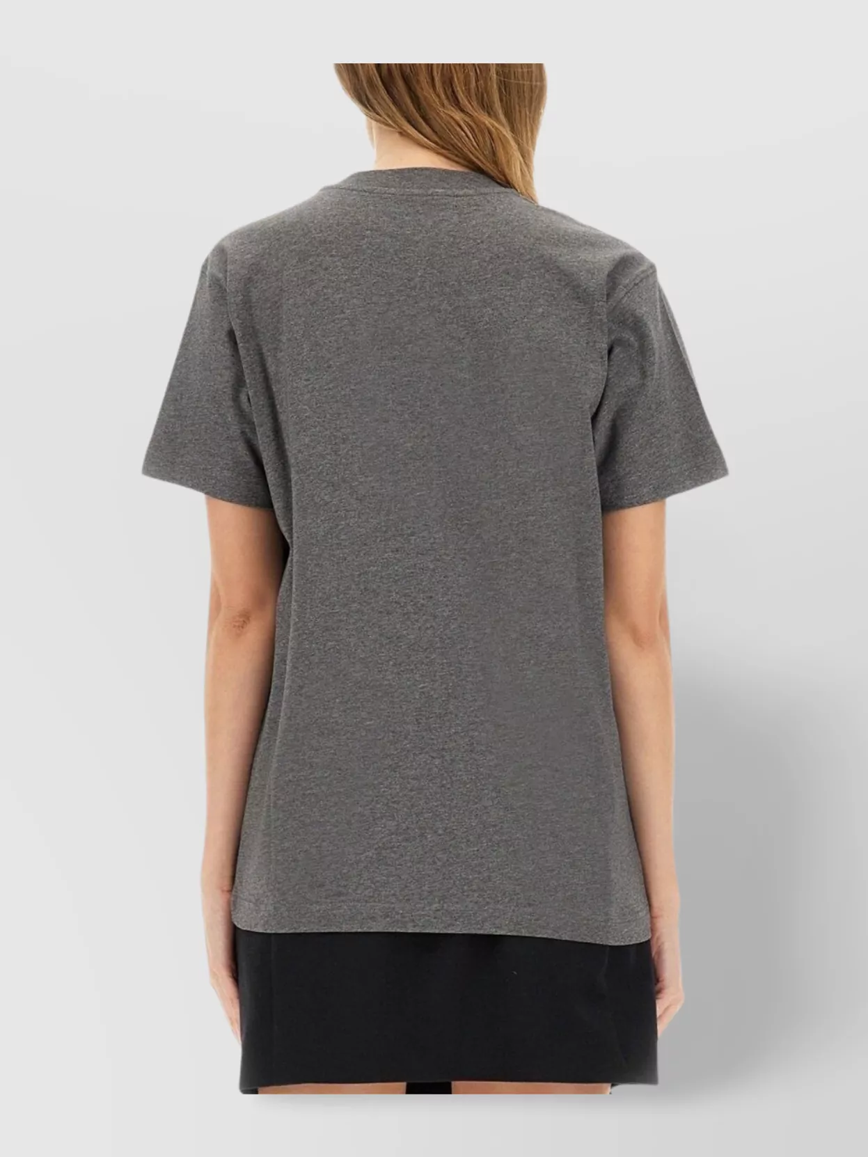 Moschino Short Sleeve Crew Neck Top With Pin