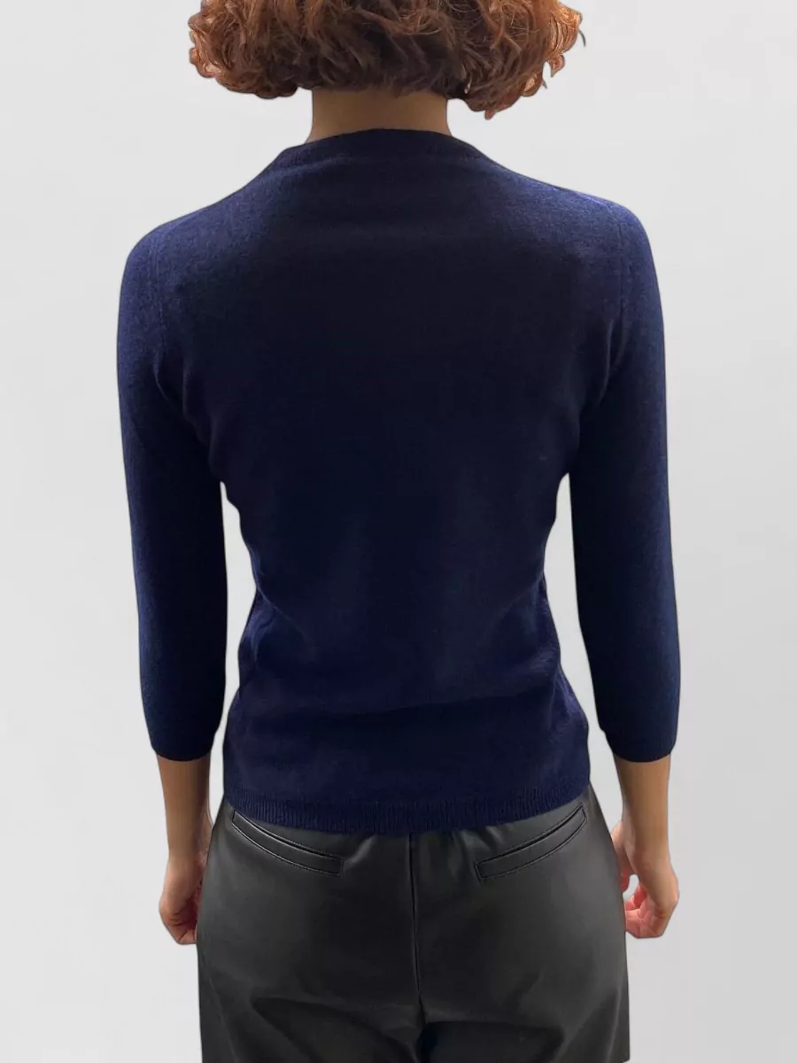 La Rose Cashmere 3/4 Sweatshirt