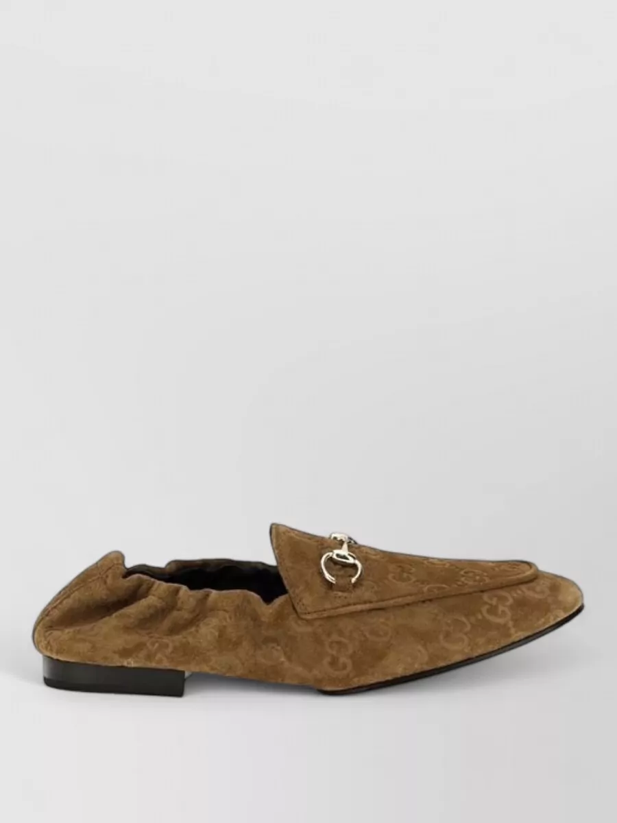 Gucci Leather Slip-On Loafers