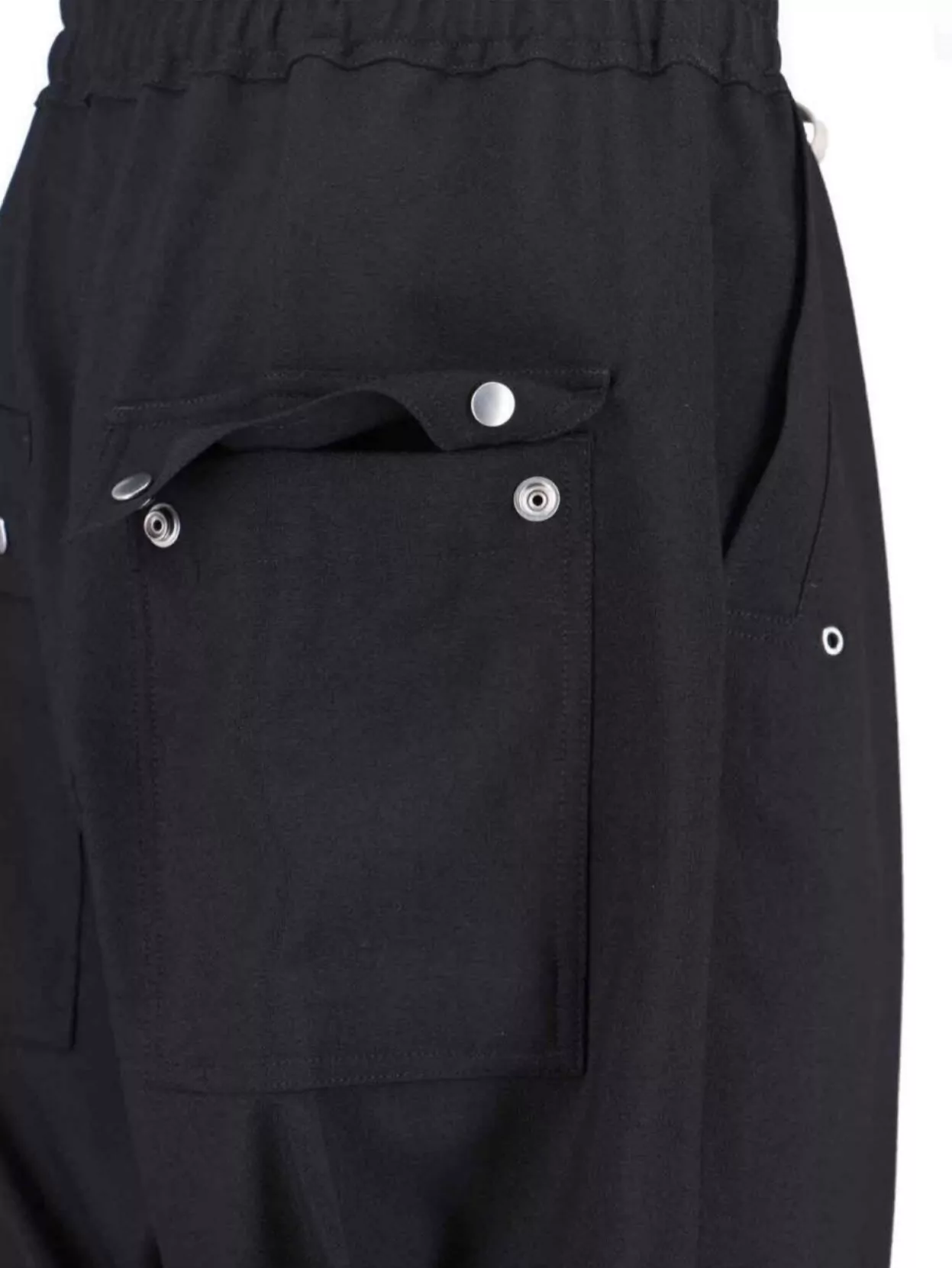 Rick Owens Straight Leg Trousers Eyelet Accents In Multi