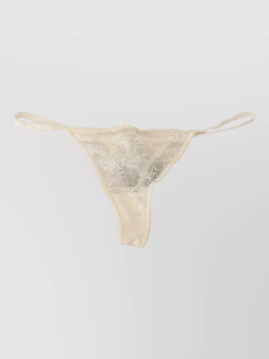 Dolce&Gabbana Silk Lace Thong
