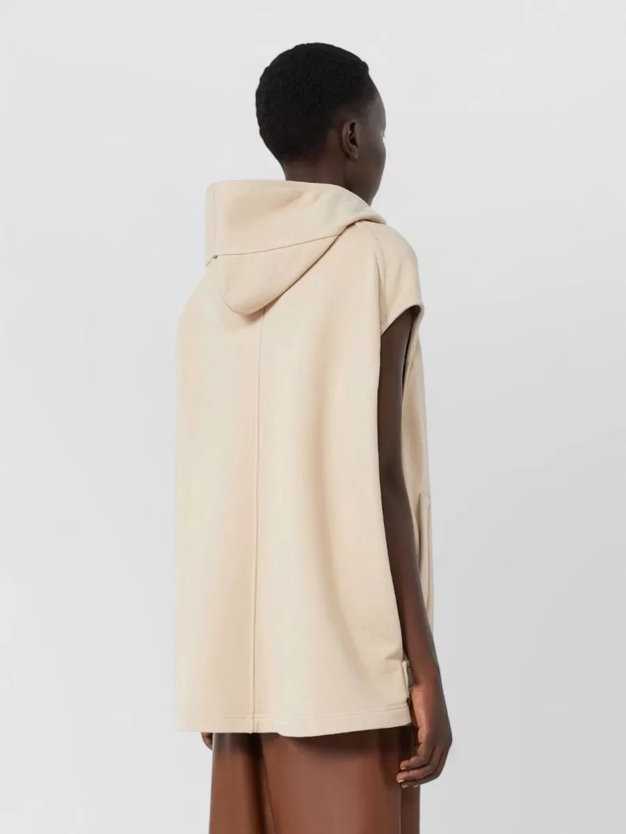 Sportmax Oversized Cotton Sweatshirt Vest