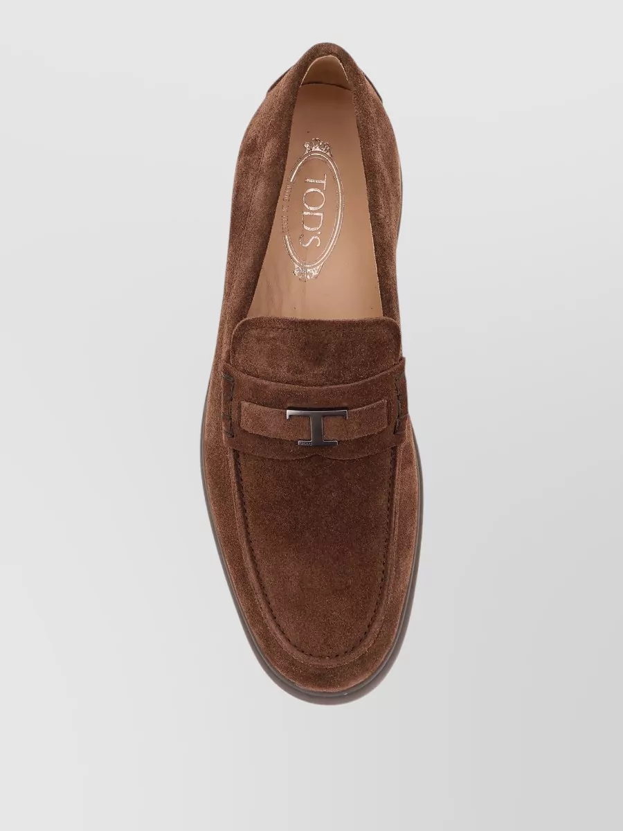 Tod's Suede Boat Shoes