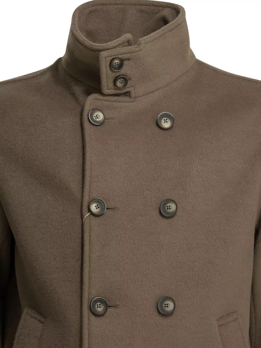 Herno Double-Breasted Short Coat