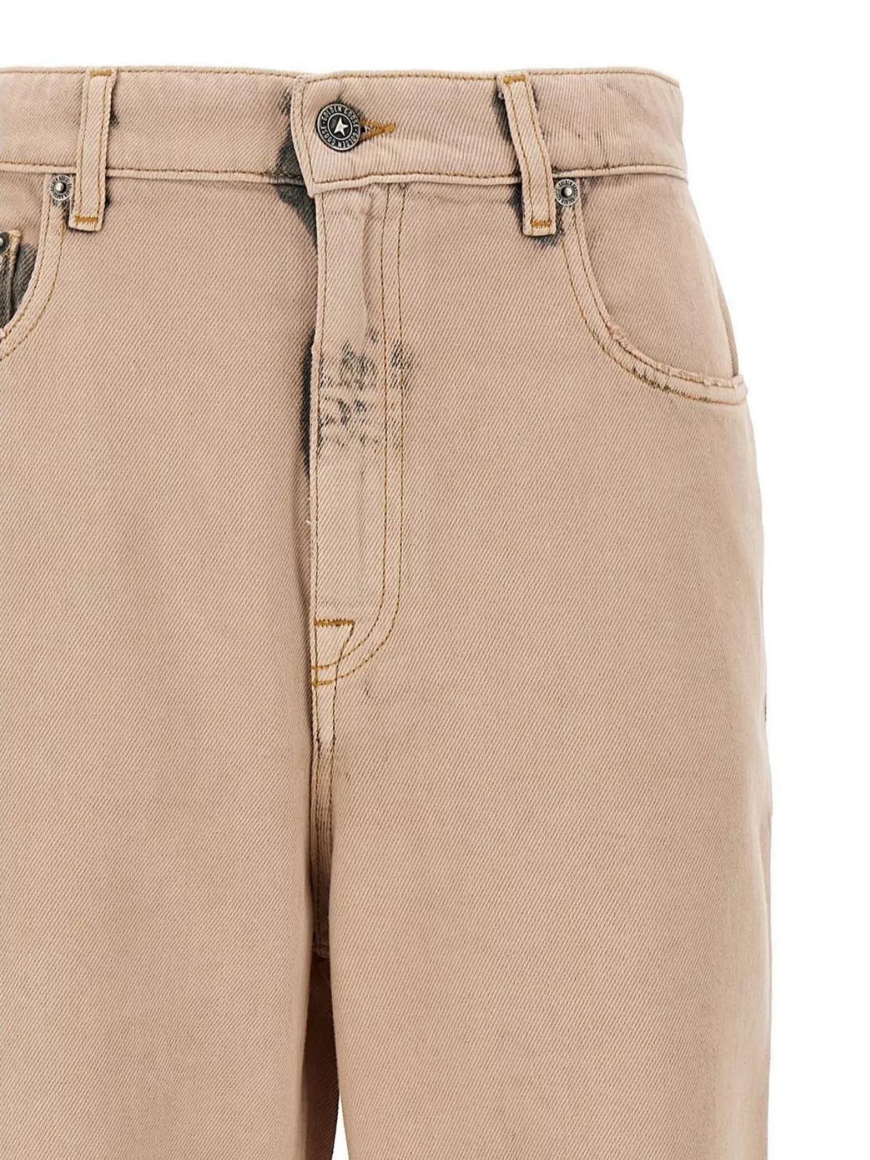 Golden Goose Kim Jeans In Neutral