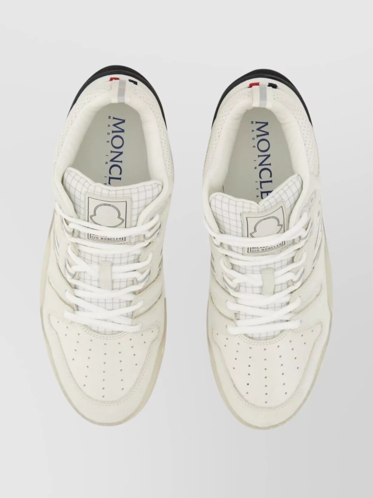 Moncler High Top Pivot Sneakers With Rubber Sole