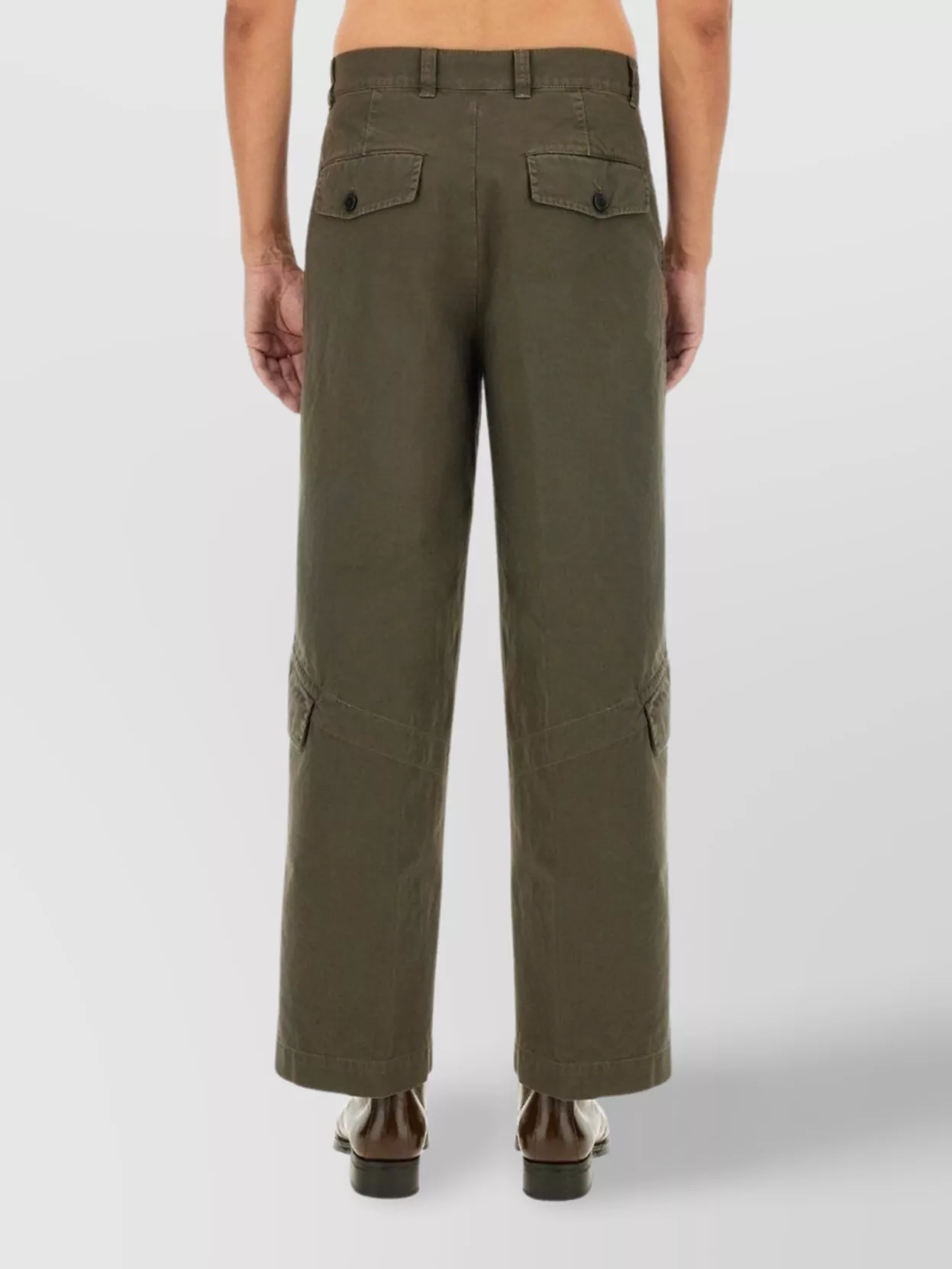 Dries Van Noten Paxford Wide Leg Cargo Trousers