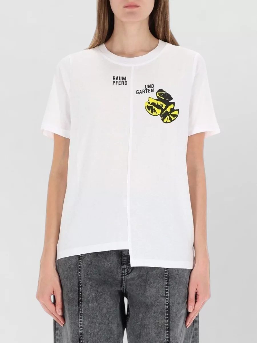 Baum Und Pferdgarten Asymmetric T-Shirt
