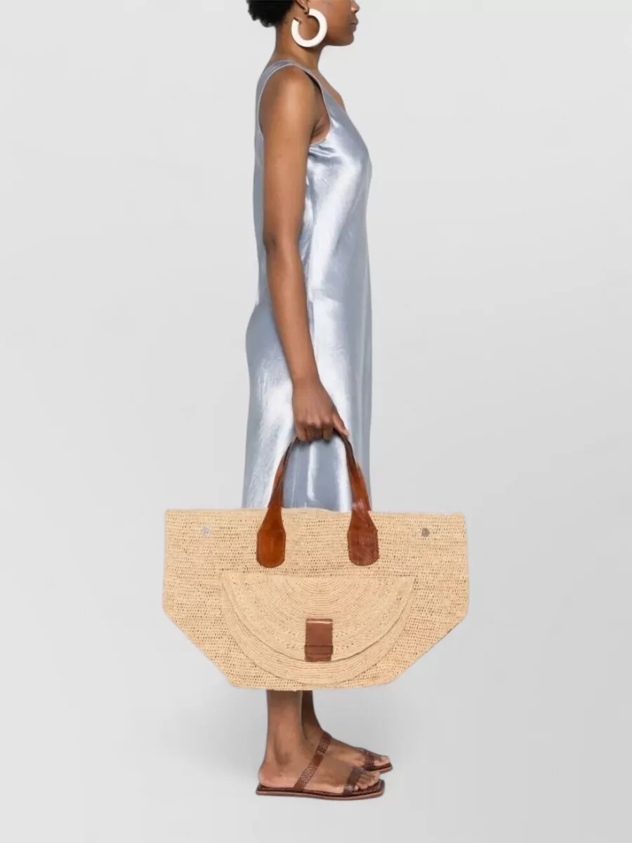 Ibeliv Raffia Beach Bag