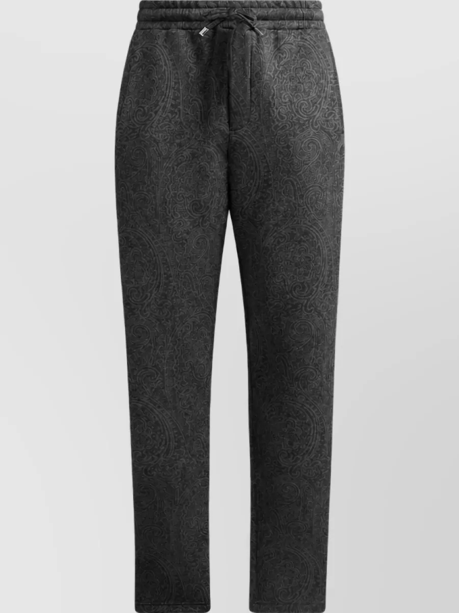 Etro Jacquard Straight-Leg Jogging Pants