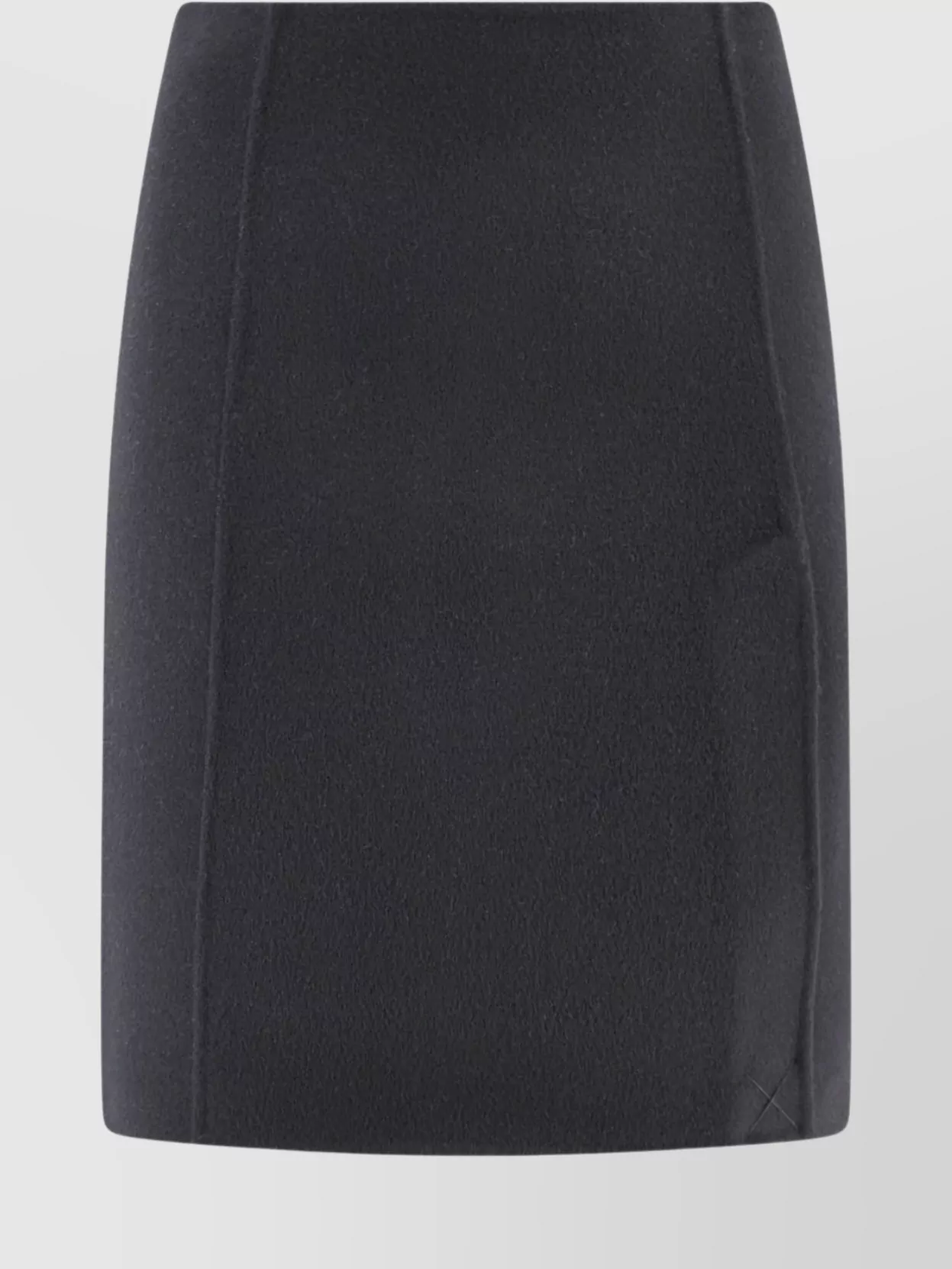 P.a.r.o.s.h Midi And Knee Length High Waist Skirt In Black
