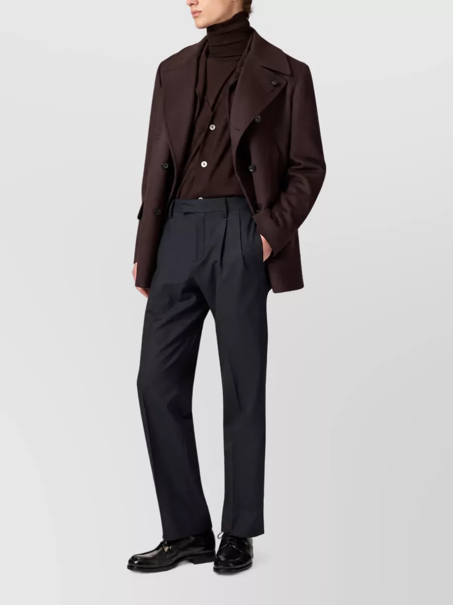 Lardini Wool Fine-Knit Turtleneck Sweater