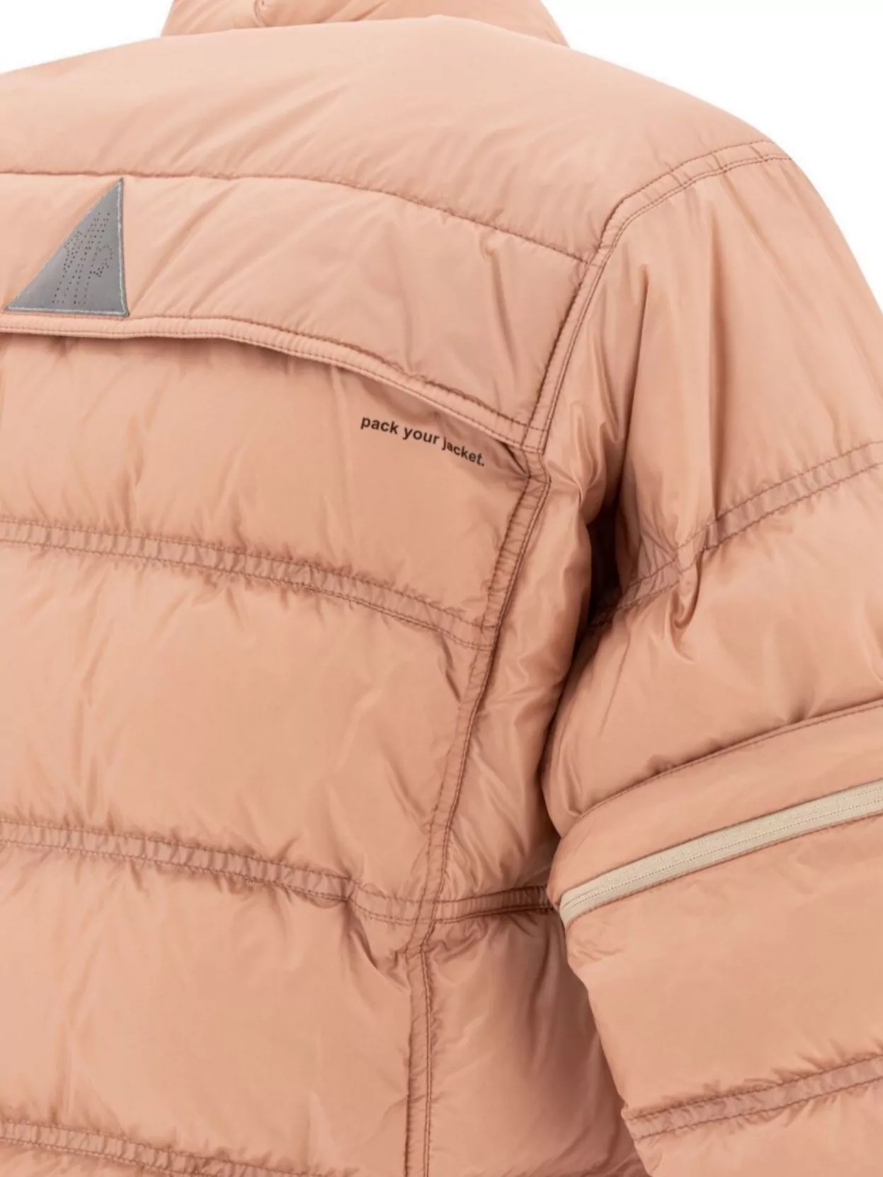 Moncler Quilted High Collar Zippered Pockets Jacket