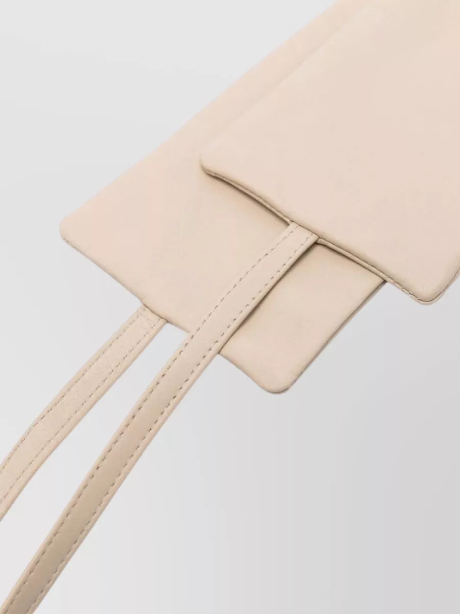 Furling By Giani Leather High-Waist Wrap Belt
