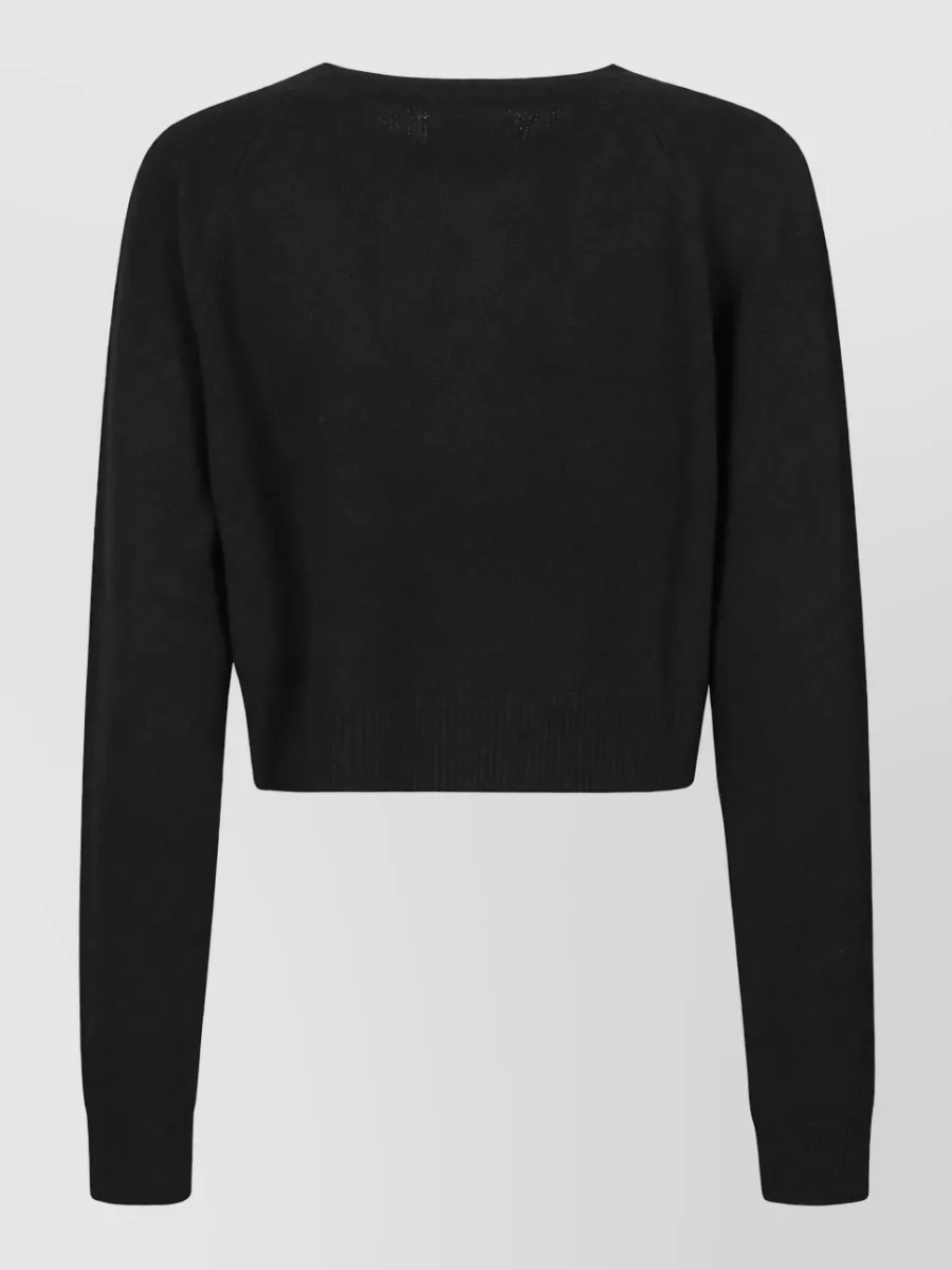 Loulou Studio Cropped Raglan Cardigan