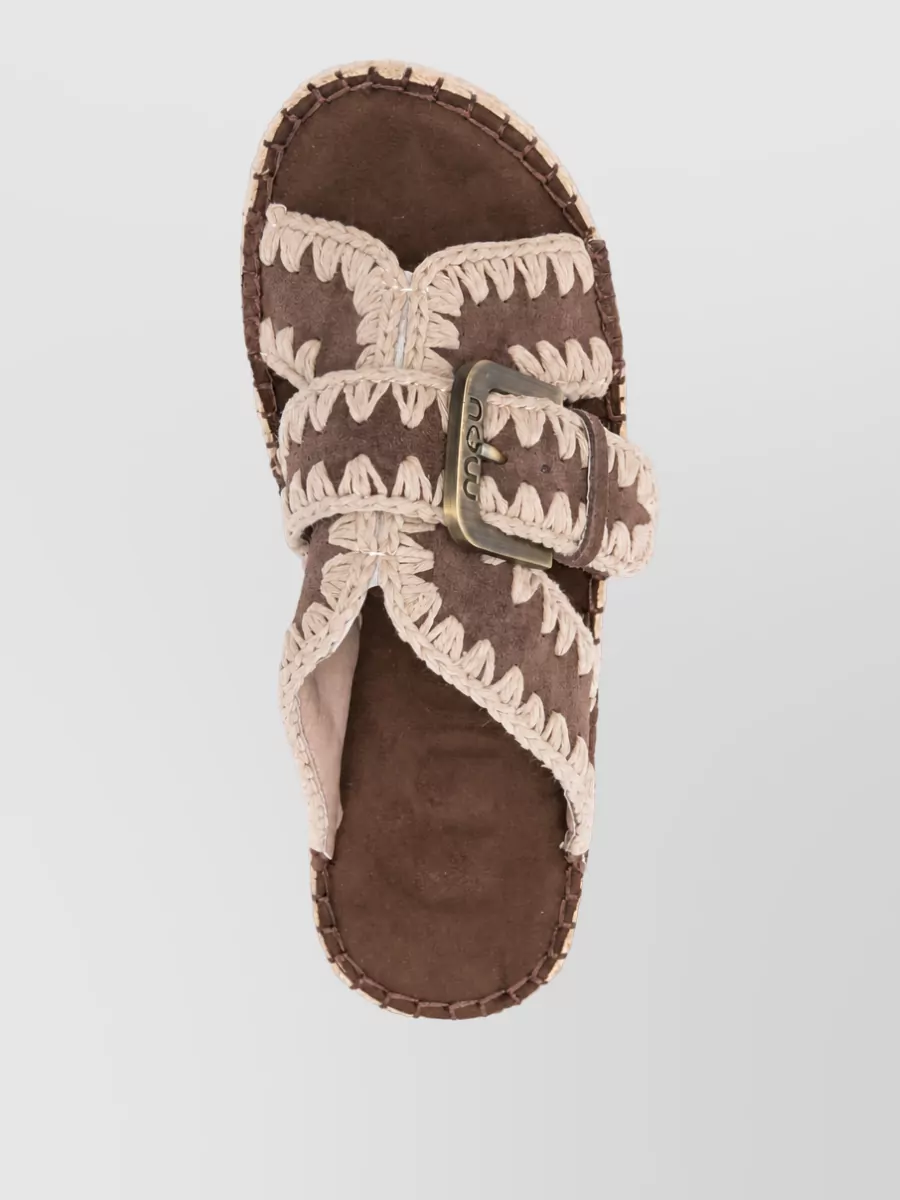 Mou Suede Platform Sandals