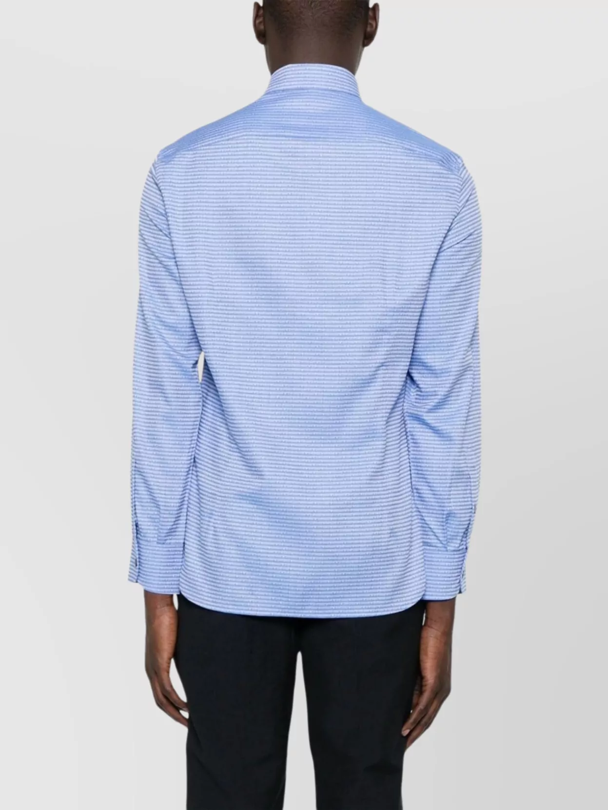 Emporio Armani Logo Print Cotton Shirt