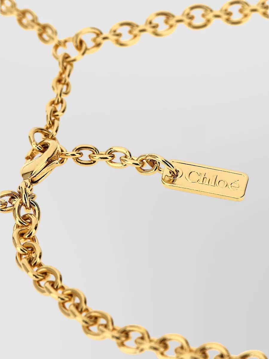 Chloé Medals Chain Necklace Adjustable Pendant Design