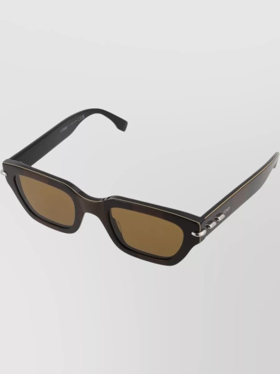 Fendi Square Acetate Sunglasses