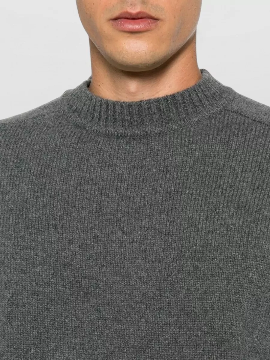 Extreme Cashmere Ribbed Cashmere Crewneck Sweater