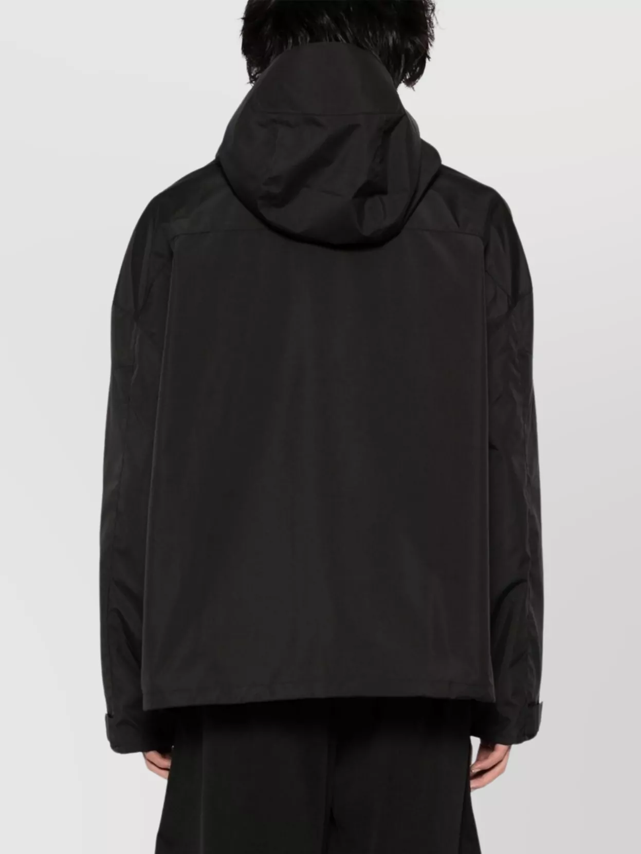Kenzo Hooded Drawstring Hem Jackets With Zip Pockets