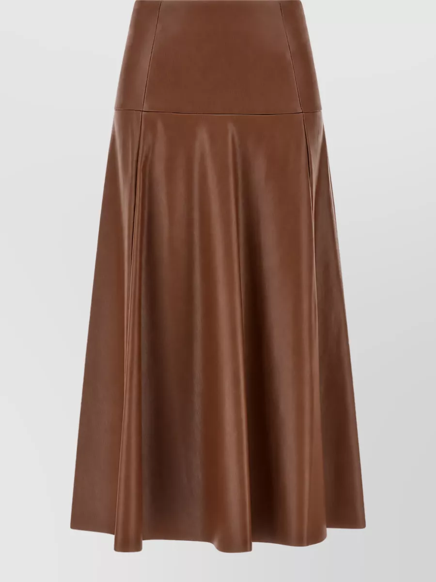 Nude A-Line Skirt