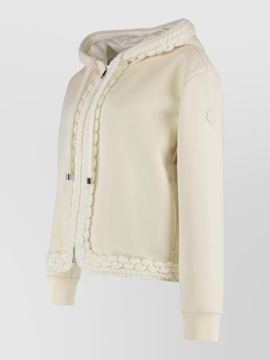 Moncler Cozy Zip-Up Hoodie For Casual Wear