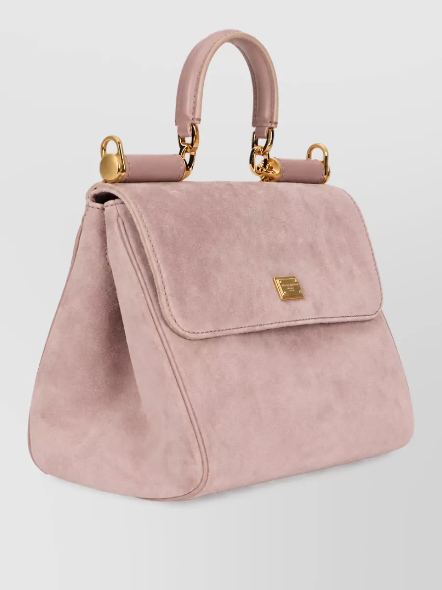 Dolce&Gabbana My Sicily Calfskin Shoulder Bag