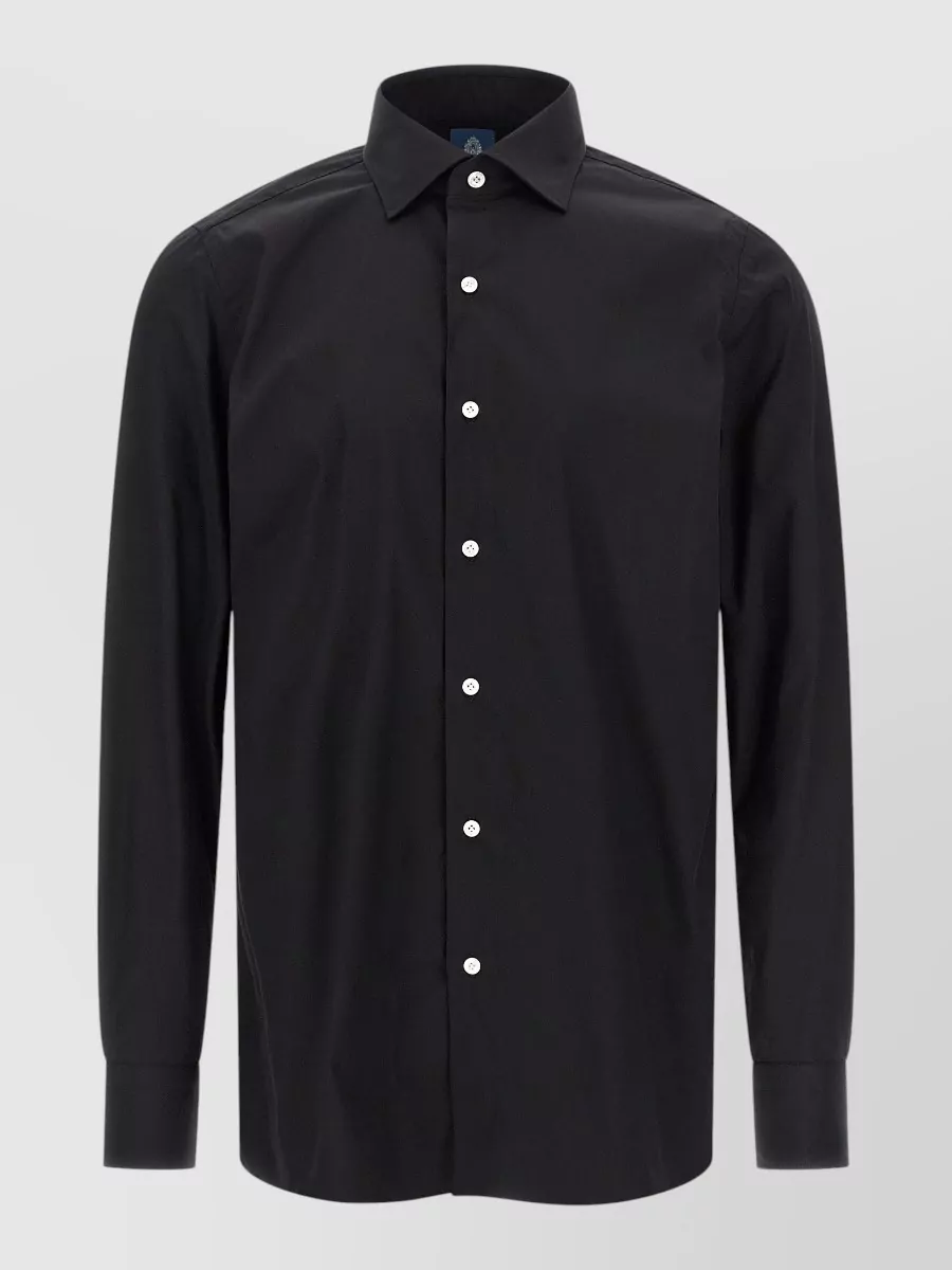 Finamore cotton napoli long-sleeve shirt