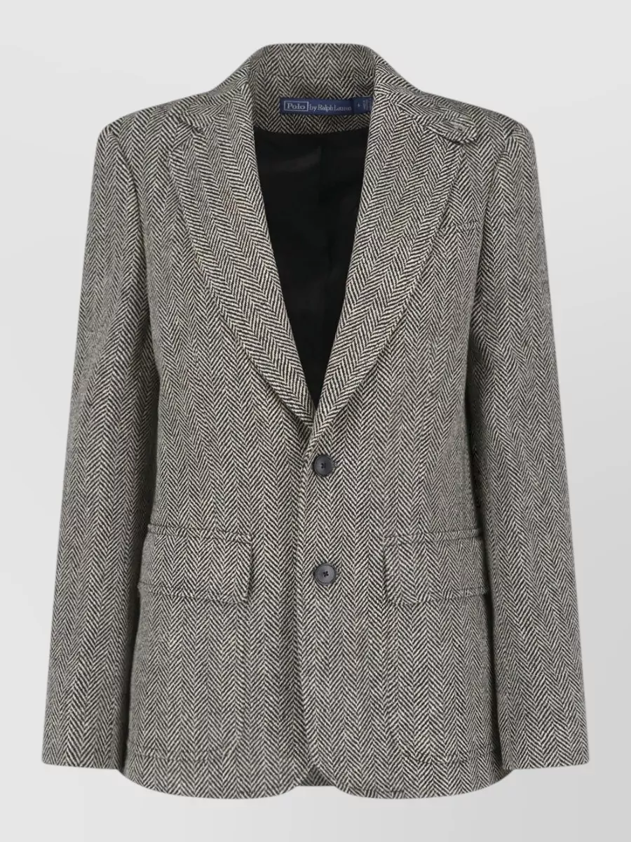 Polo Ralph Lauren linen silk wool blazer