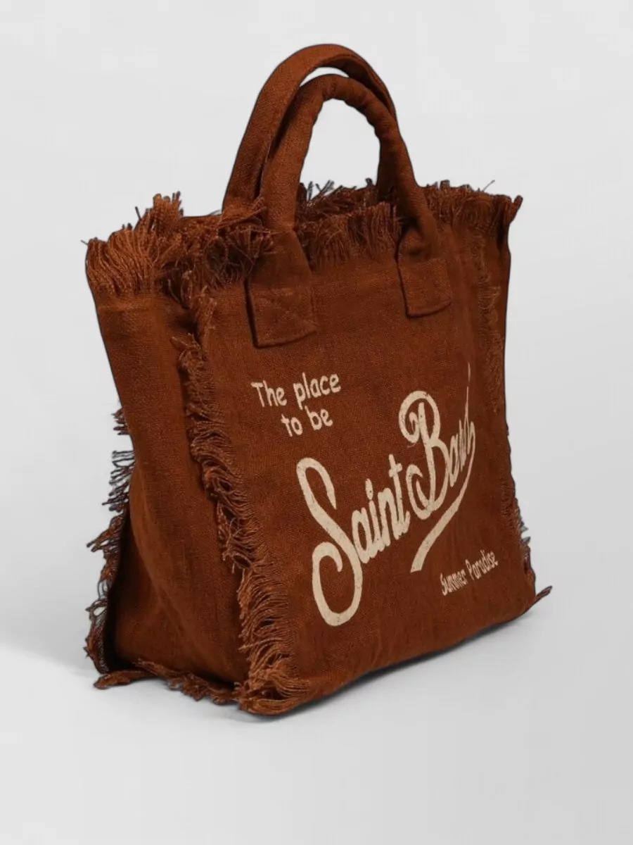 Mc2 Saint Barth Linen Beach Bag