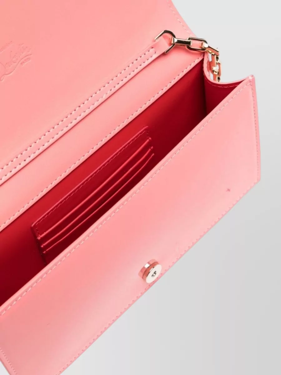 Christian Louboutin Bettina Patent Leather Clutch Bag