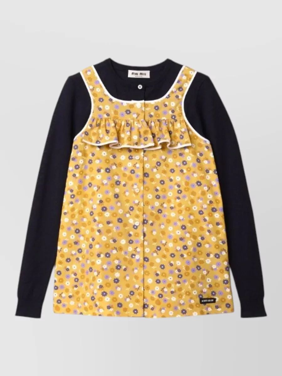 Miu Miu cotton mini dress