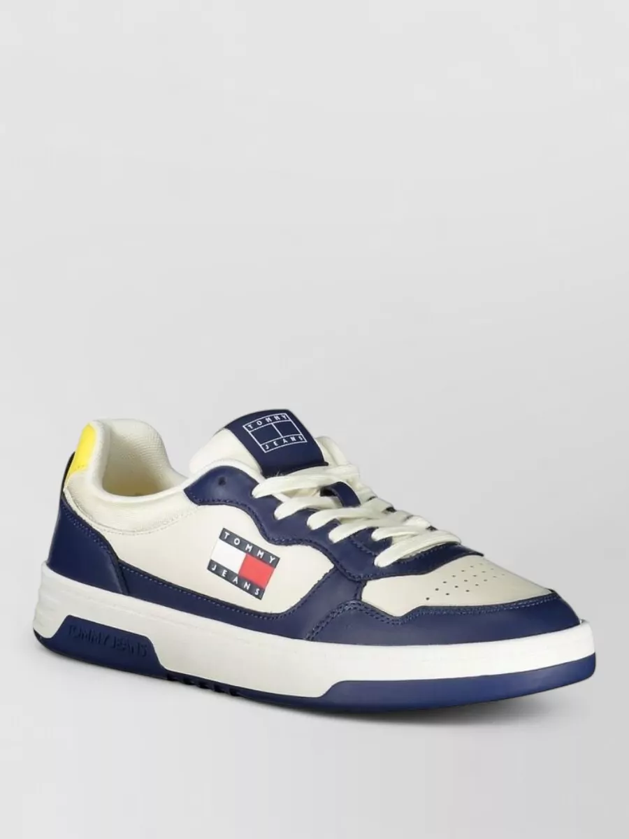 Tommy Hilfiger Leather Low-Top Sneakers