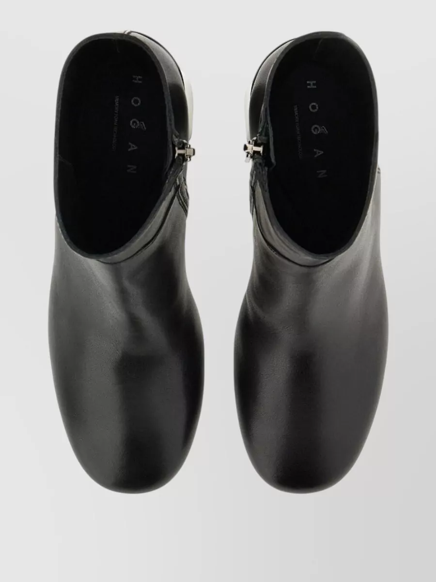 Hogan Leather Ankle Boots