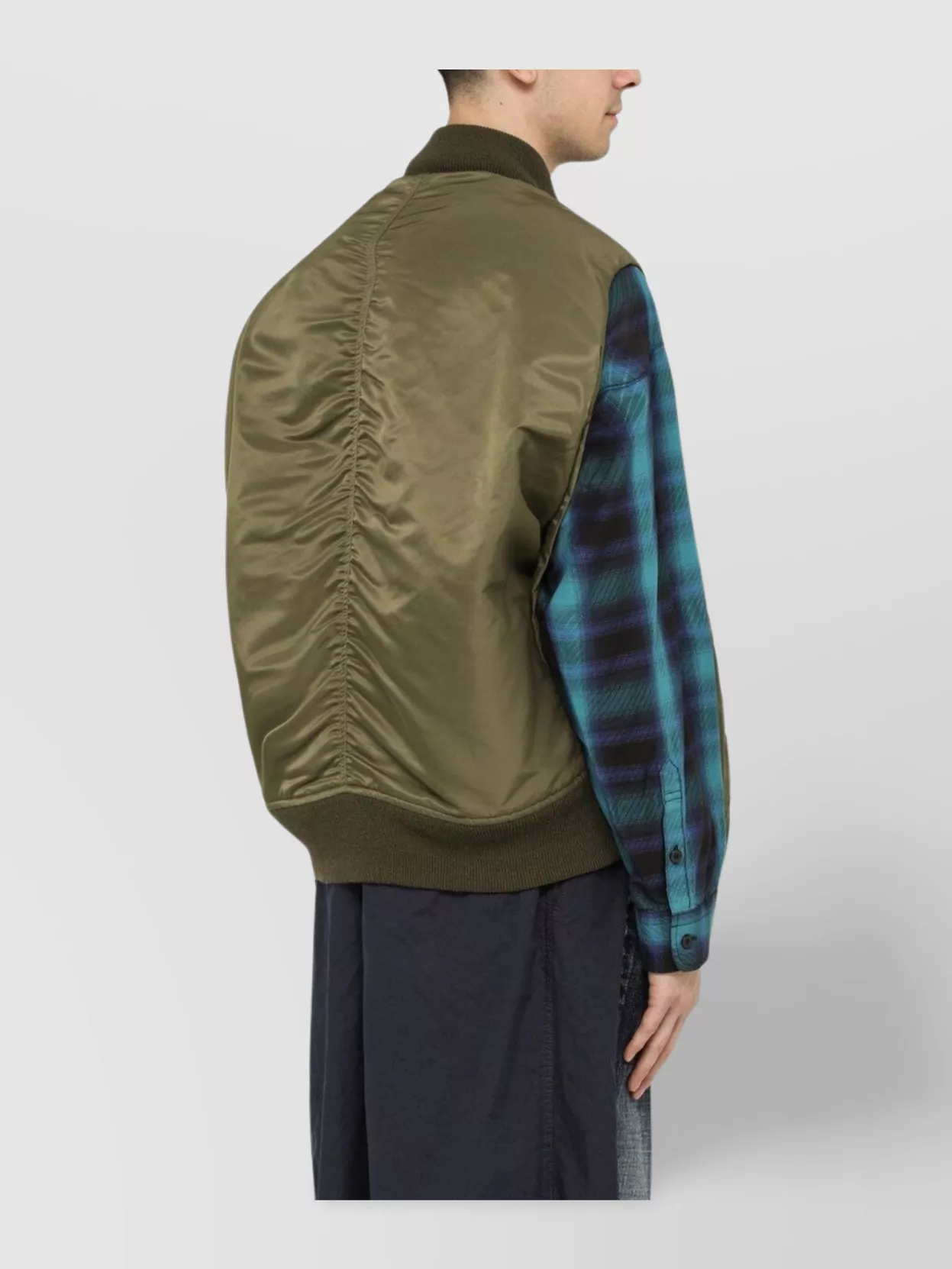 Miharayasuhiro Bomber Jacket With Hollowed Out Design