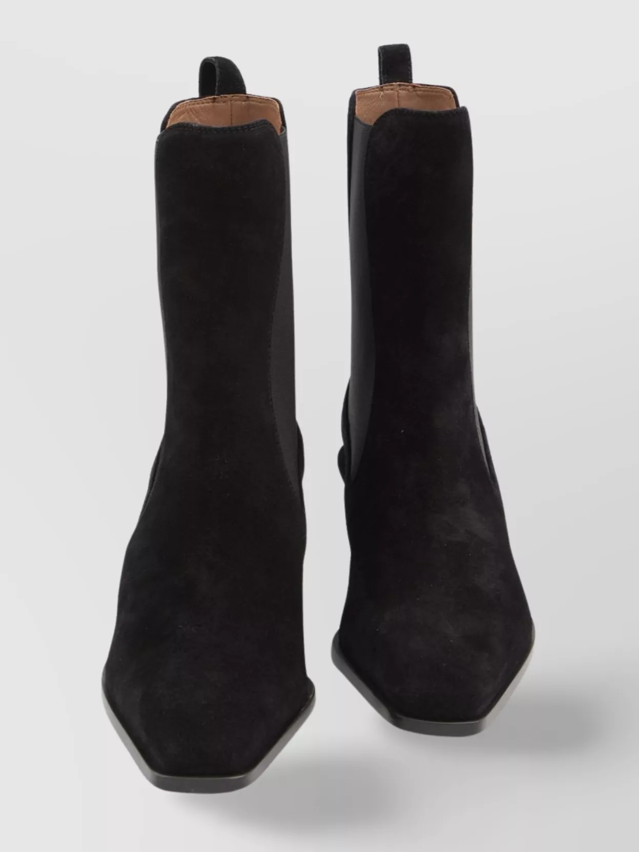 Paris Texas Chunky Heel Leather Ankle Boots