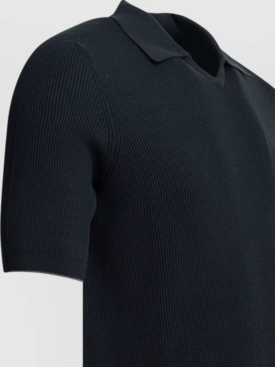 Brunello Cucinelli Linen And Cotton Polo Shirt