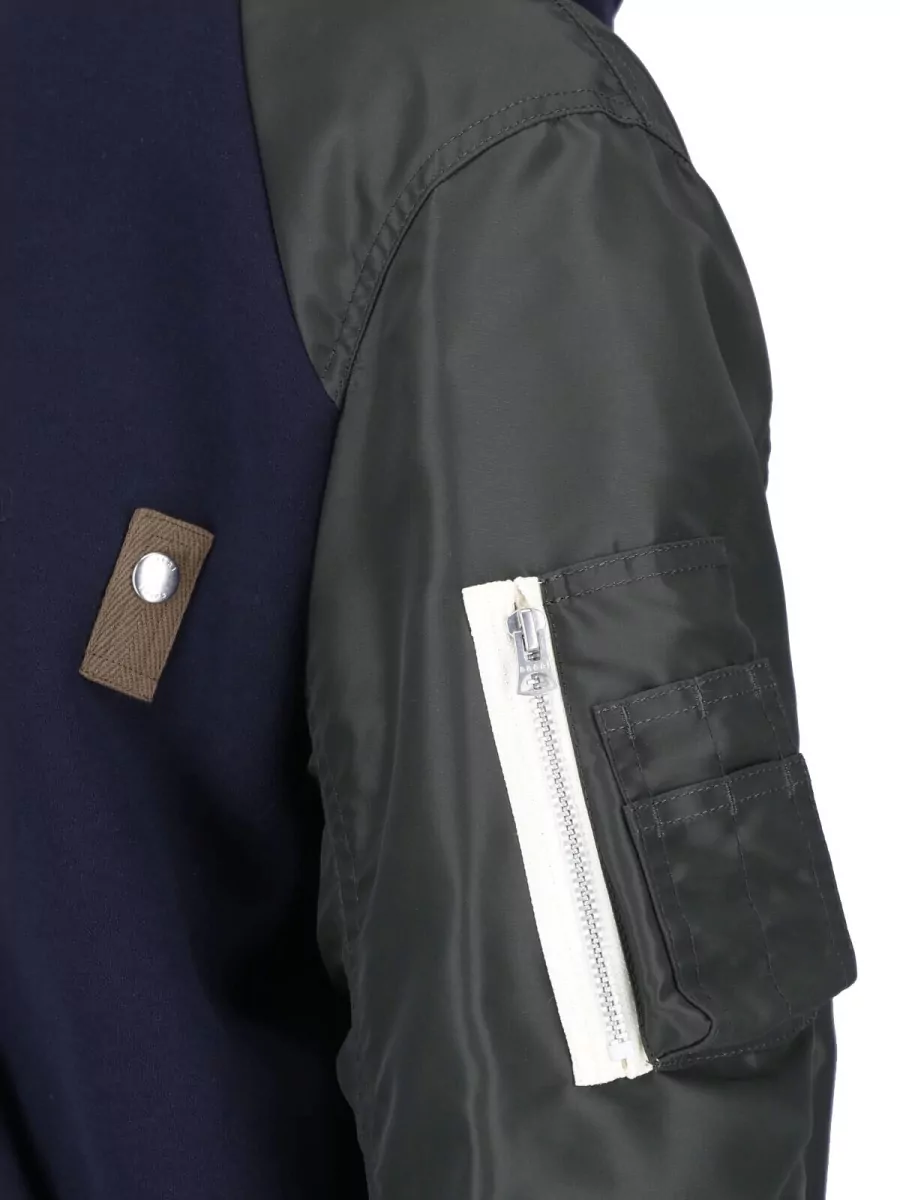 Sacai Padded Hooded Coat