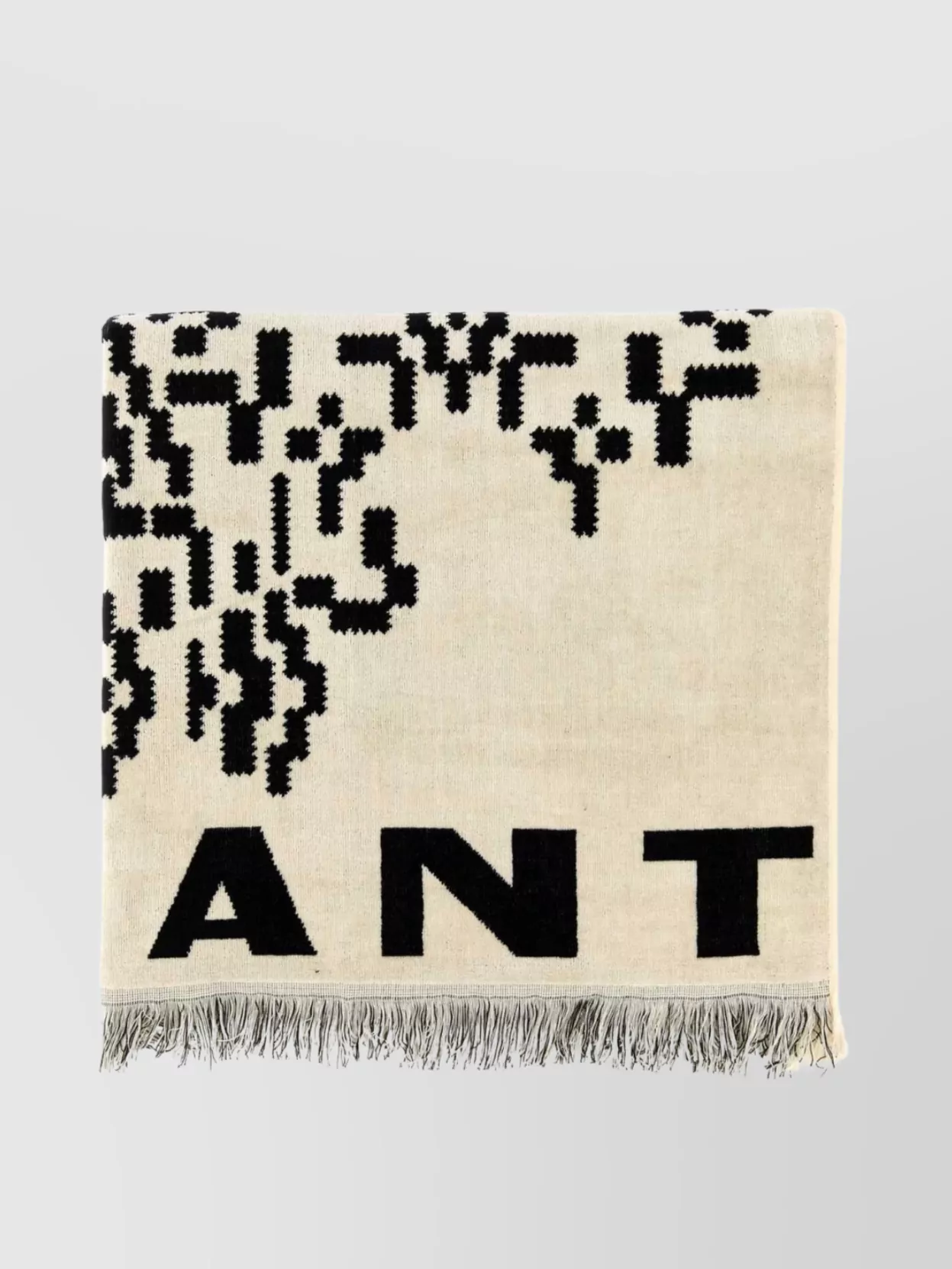 Shop Isabel Marant Embroidered Terry Fabric Beach Towel