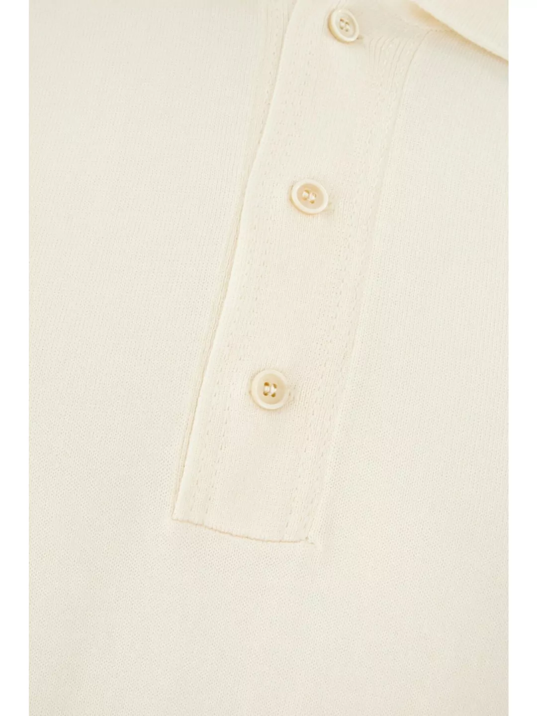 Zanone Cotton Polo Shirt Collar Ribbed Cuffs Hem