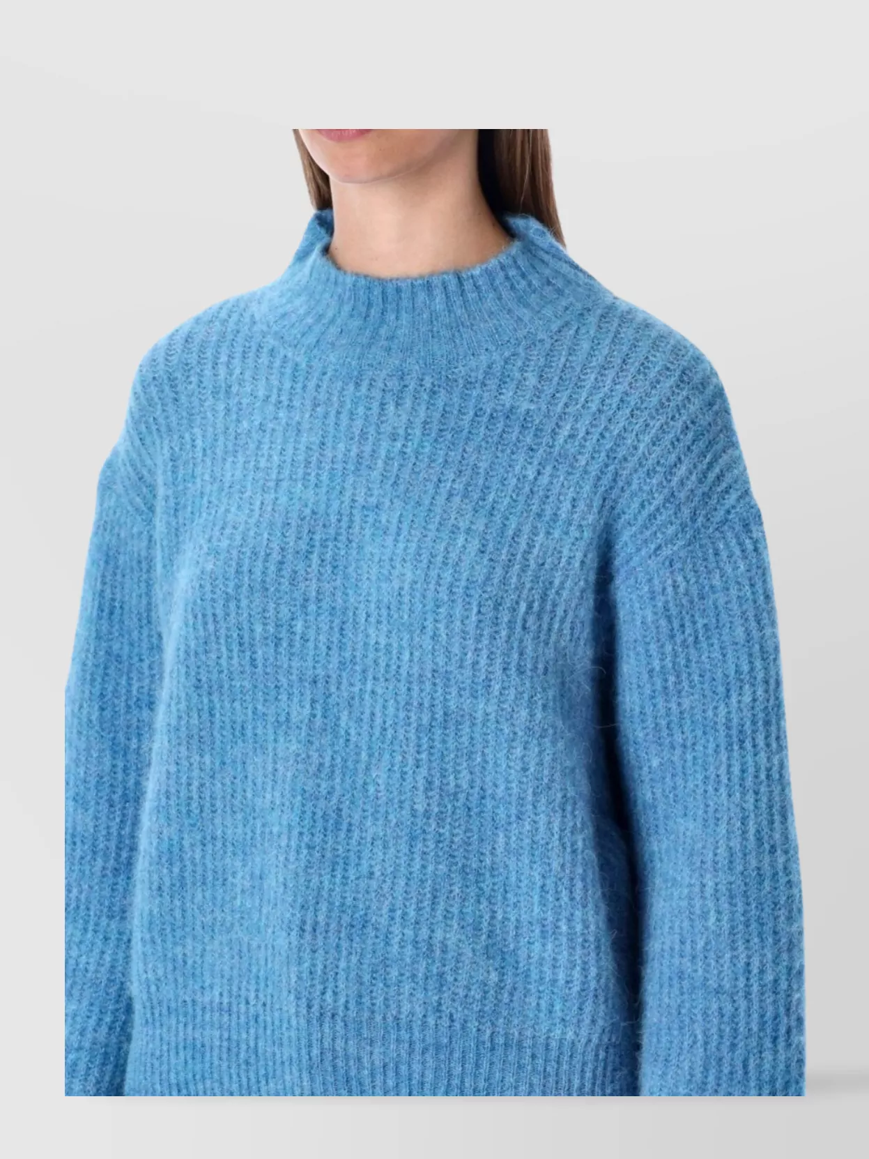American Vintage Cozy High Neck Cropped Knitwear