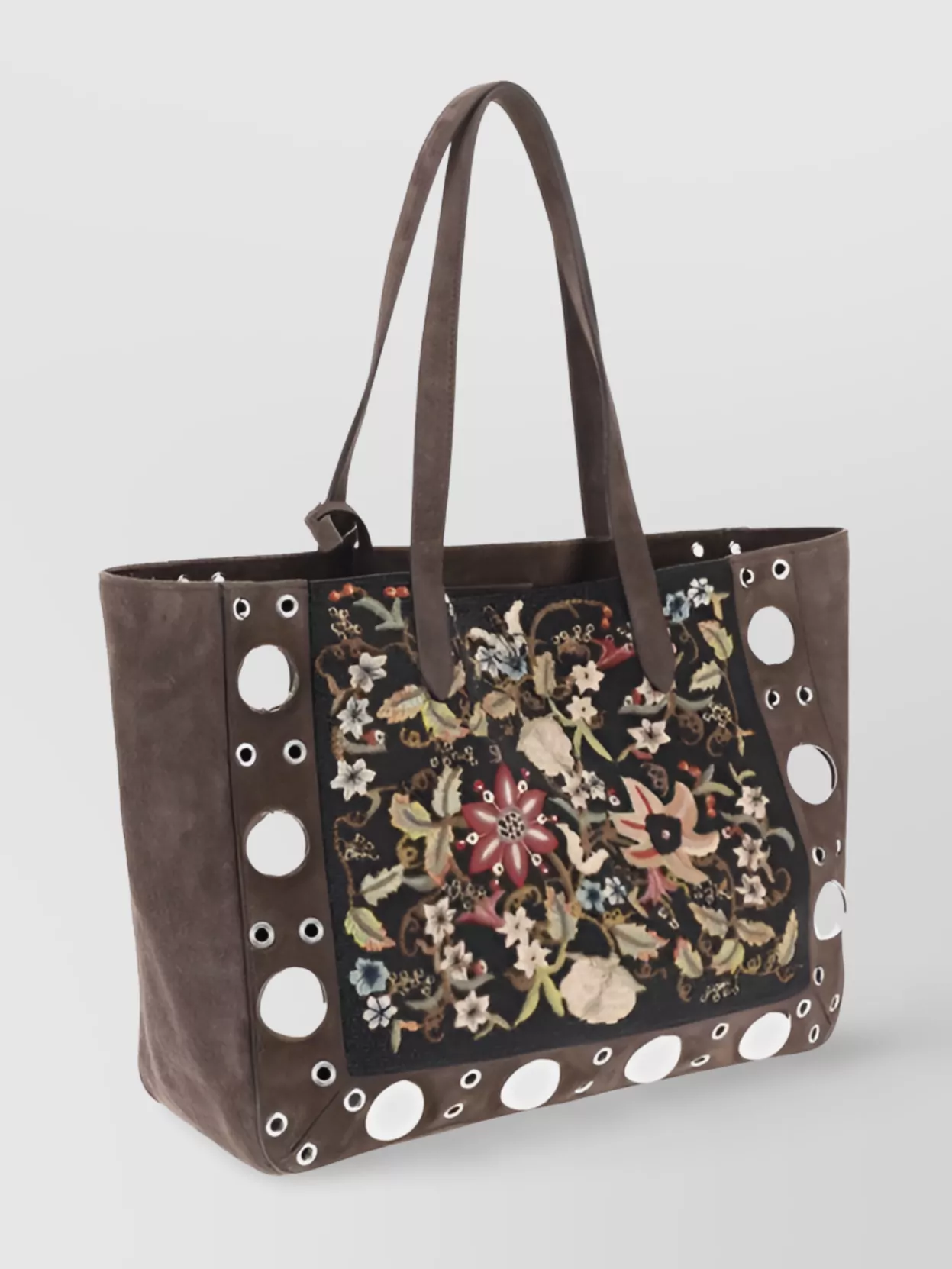 Valentino Garavani Nellcote Tote Bag Floral Embroidery