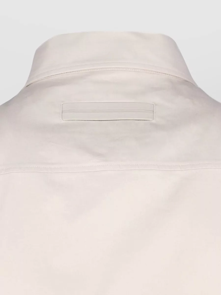 Zegna Cotton Blend Long-Sleeve Shirt