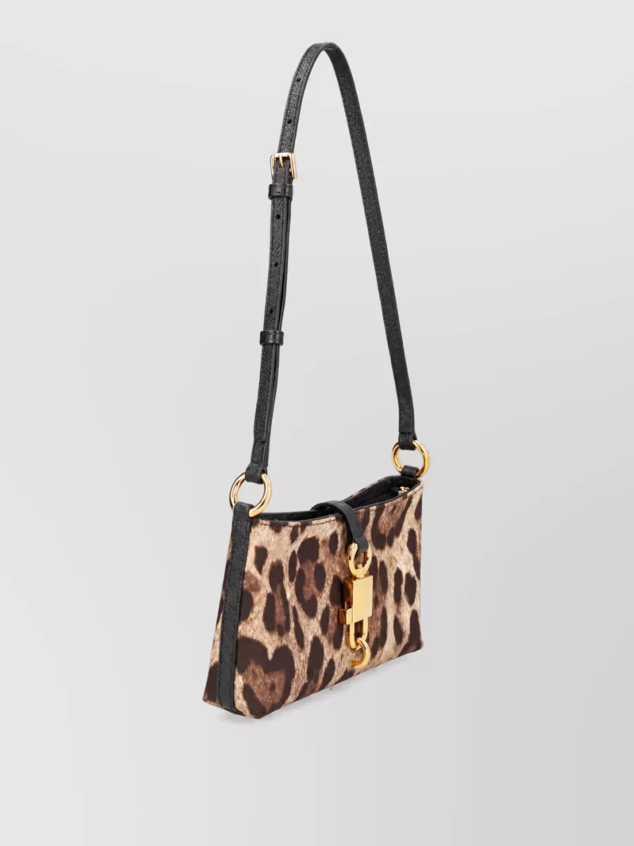 Dolce&Gabbana Lock Clutch Bag Adjustable Strap