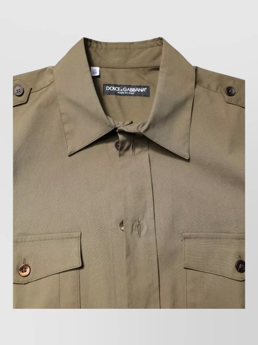 Dolce&Gabbana Cotton long-sleeve shirt